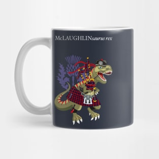 Clanosaurus Rex McLAUGHLINsaurus Rex McLaughlin clan Family Tartan Mug